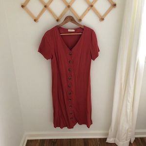 ROOLEE Scallop Detail Dress